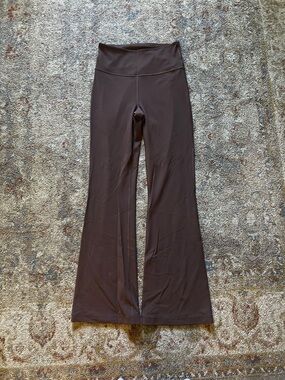 lululemon athletica Brown High-Rise Flare Yoga Pants